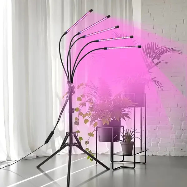 Full Spectrum Plant Grow Light with Adjustable Stand - 80 LEDs