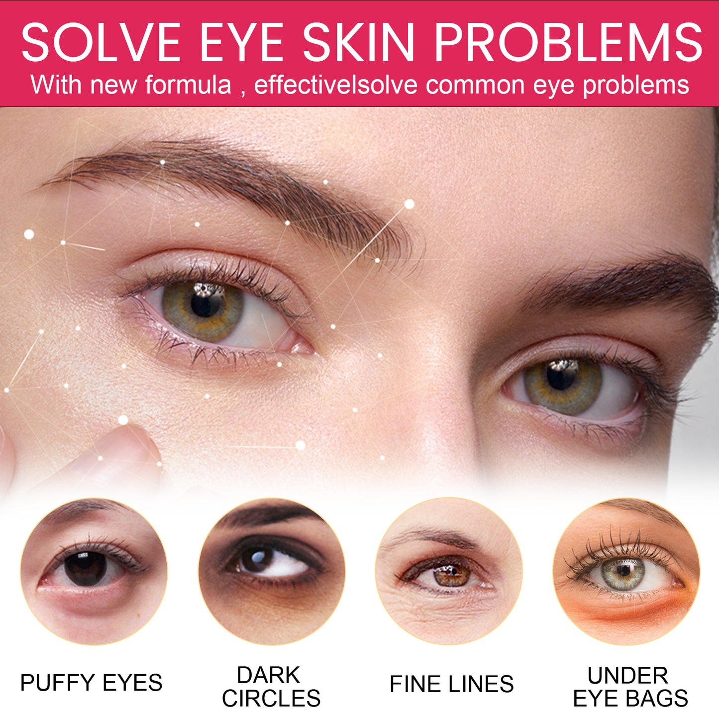 Anti-Aging Eye Cream with Collagen & Gold - Moisturizing & Firming Treatment