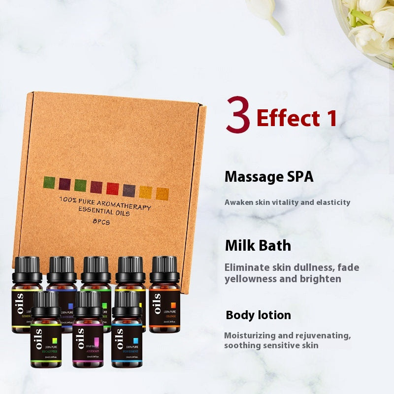 Essential Oil Kit - 8 Oils for Skin Moisturizing