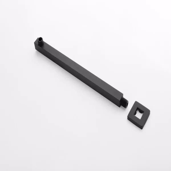 Rain Shower Head Arm with Flange - Wall Mount Shower Extension 1/2 NPT