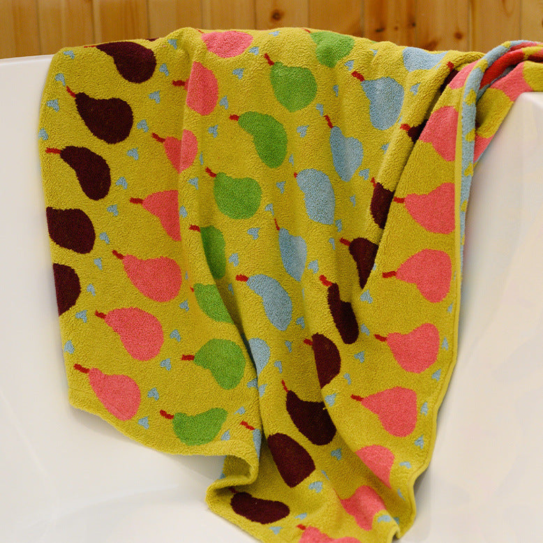 Cotton Bath Wrap Towel - Absorbent Household Spa Size & Color Options