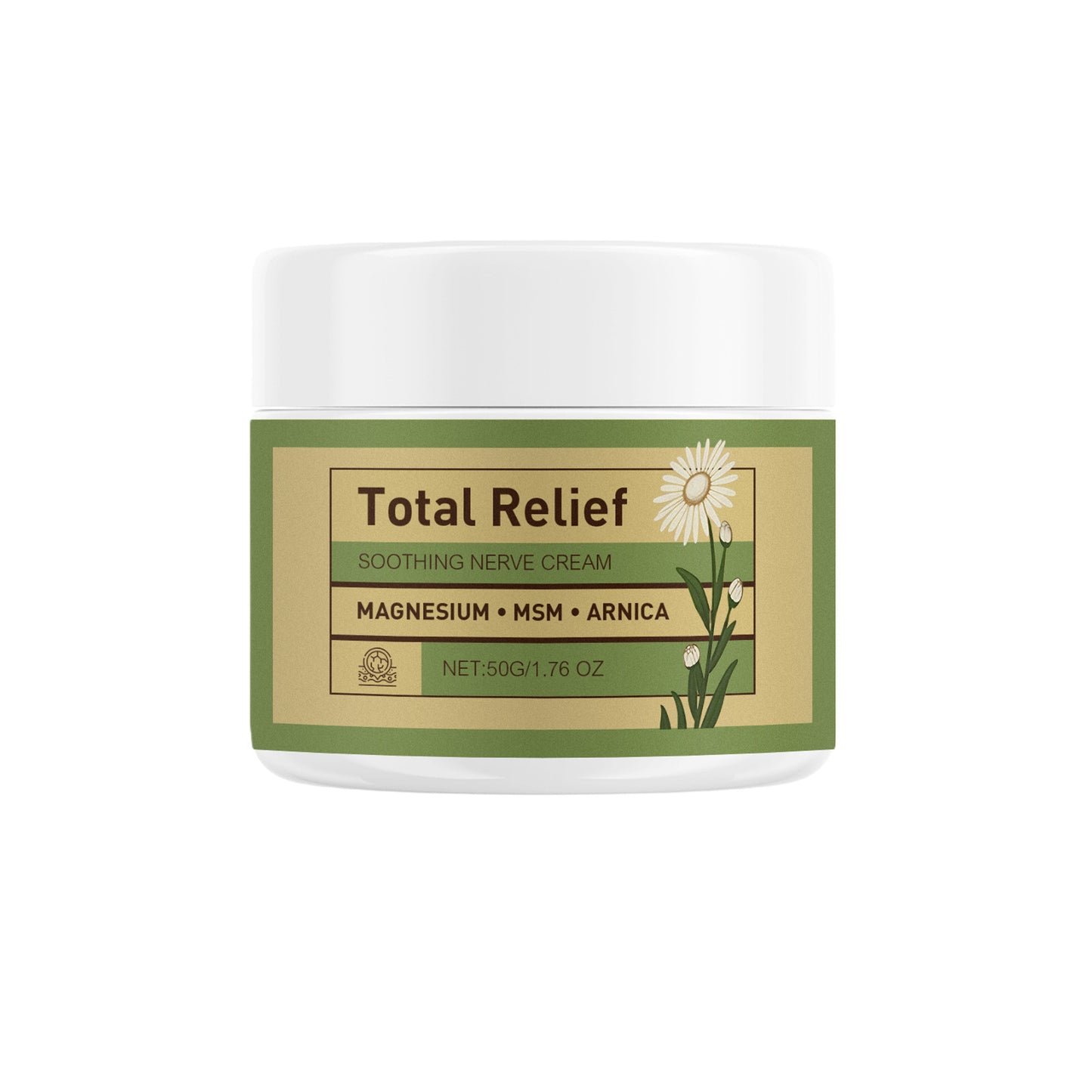 Soothing Nerve Cream with Arnica, Magnesium, and Shea Butter