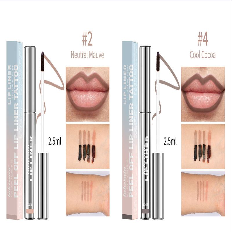 Matte Finish Lip Liner Stain - Long-Lasting Waterproof Lip Color