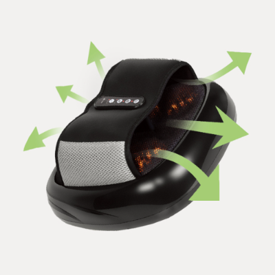 Foot Massager with Heat - Shiatsu Air Compression Therapy