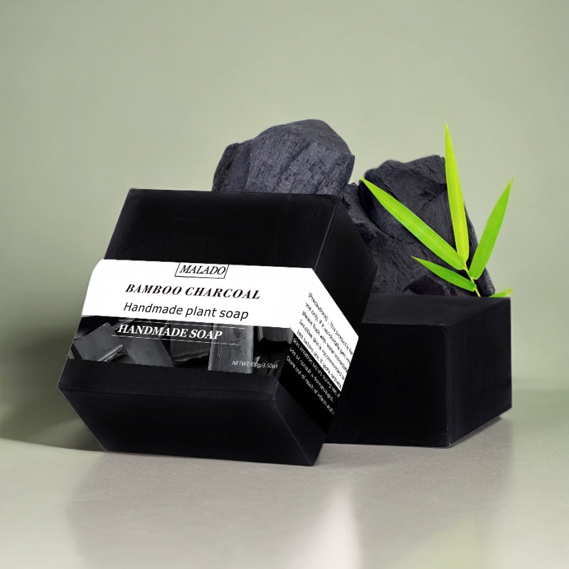 Bamboo Charcoal Bar Soap - 100g