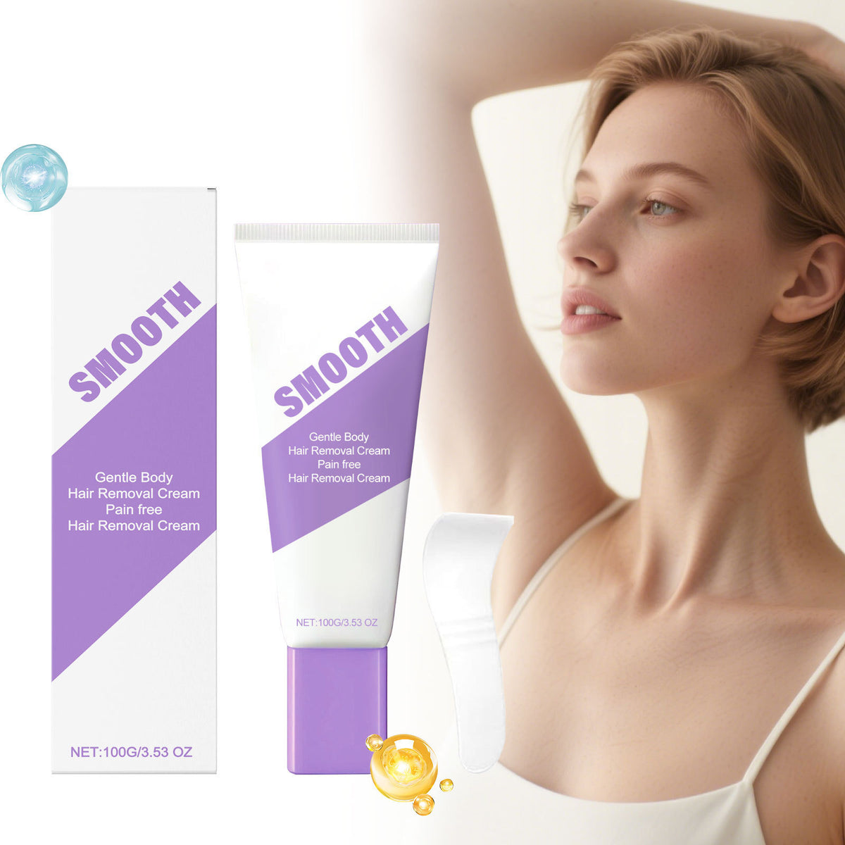 Hair Removal Cream for All Skin Types - 100g