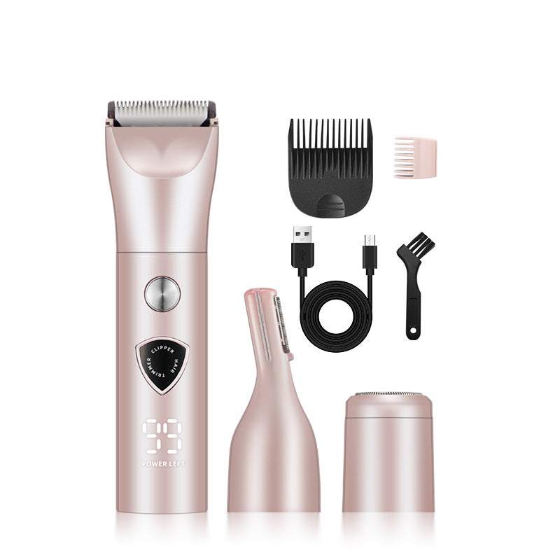 Electric Body Hair Clipper – USB Rechargeable Grooming Kit