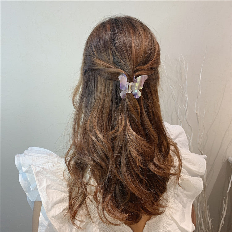 Butterfly Hair Clip Claw Catch - Multiple Colors