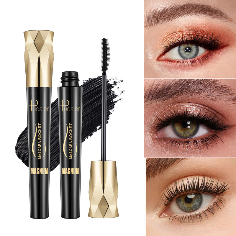 Waterproof 4D Curl Mascara - Thick, Long, Not Smudge, Black