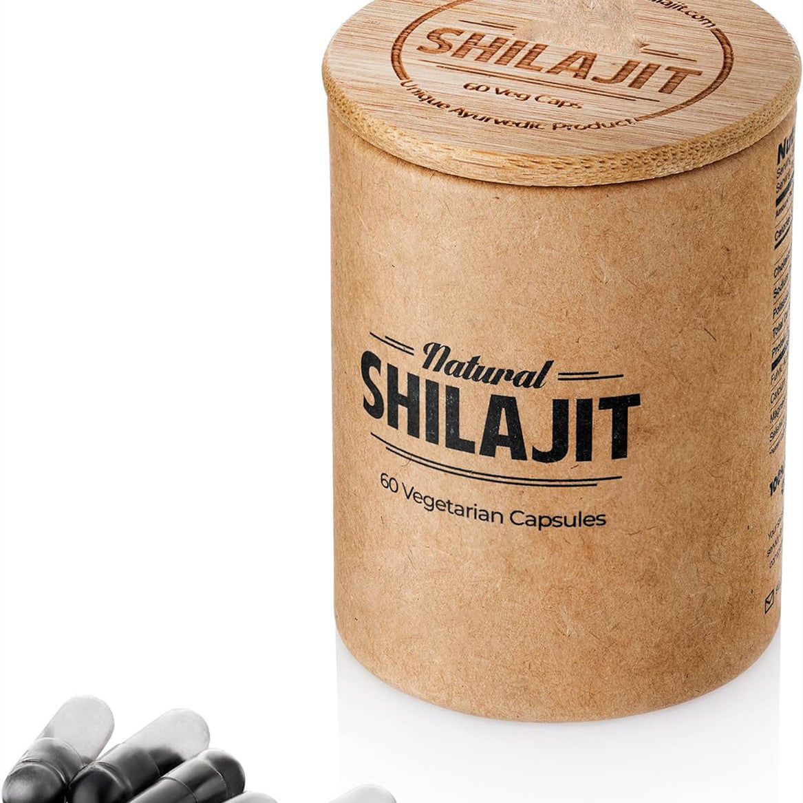 60 Capsules Health Supplement Bottle