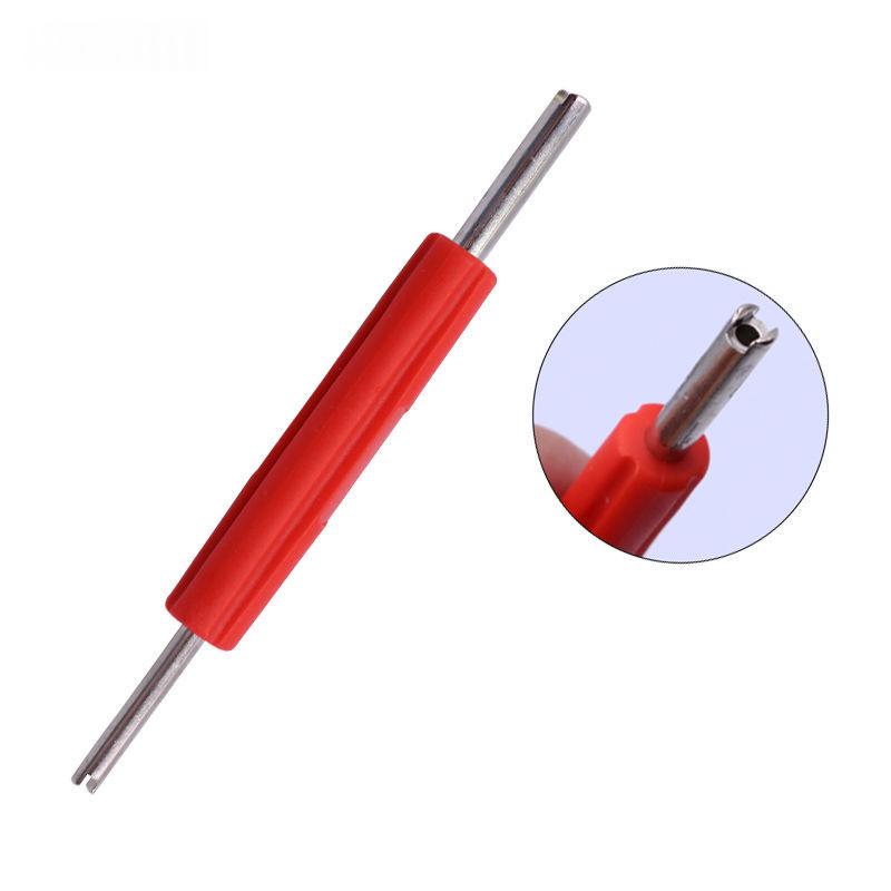 Automotive Valve Core Wrench Double-Ended Keychain Tool Set