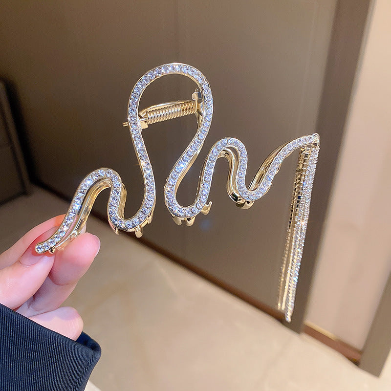 Wavy Metal Hair Clip - Multiple Colors
