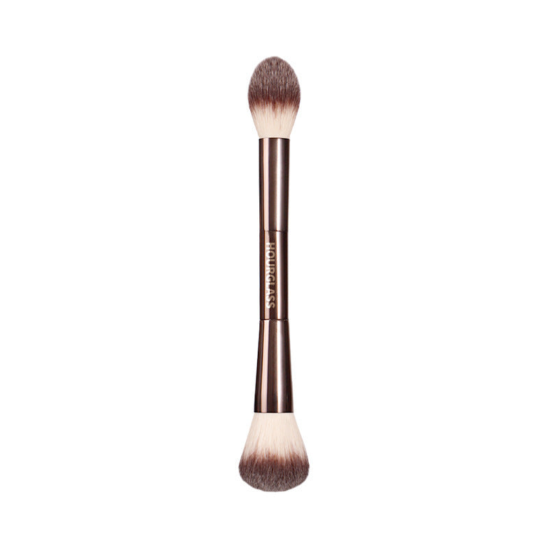 Double-Ended Makeup Brush Powder Brush for Face & Blending