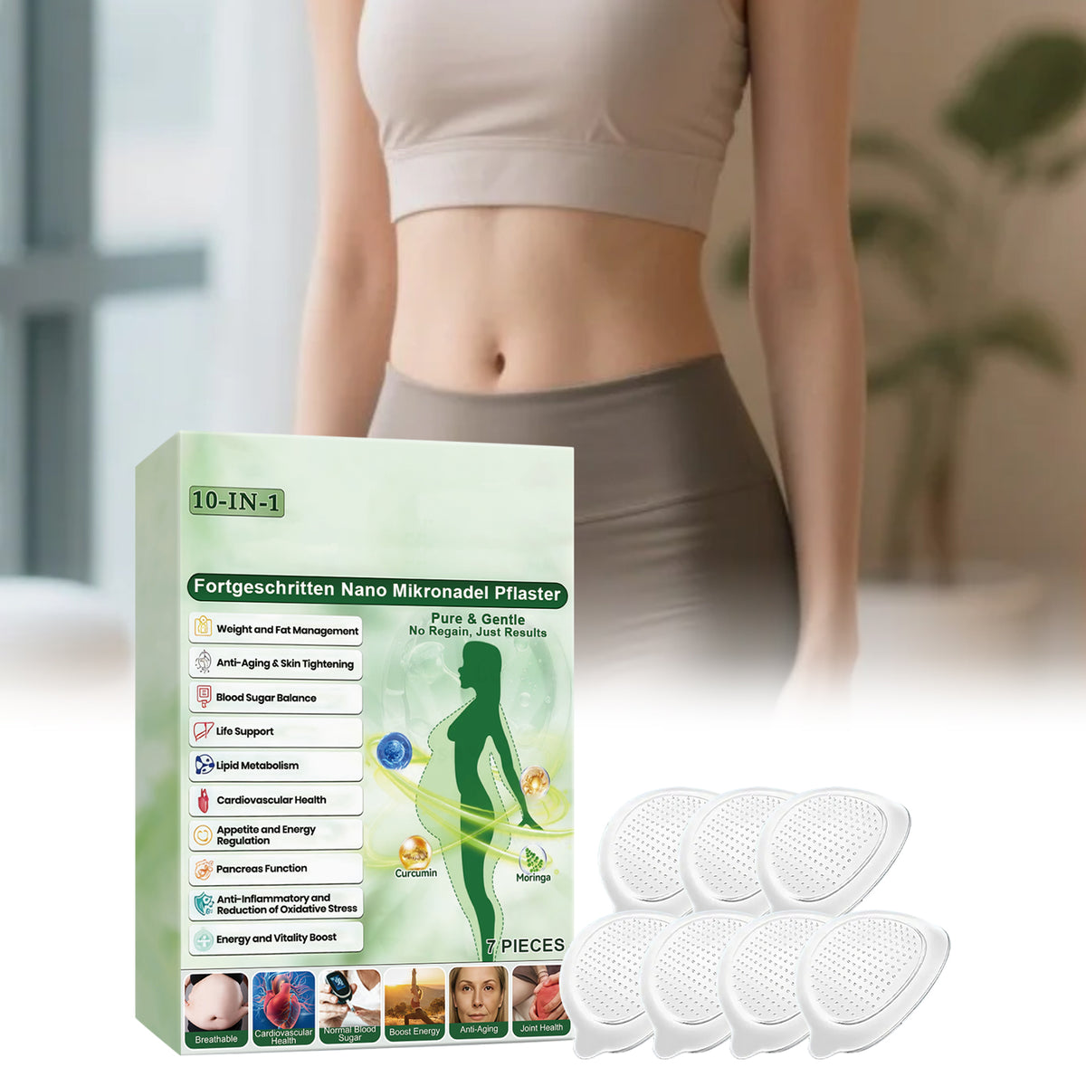 Slimming Body Shaping Patches, 7 Pieces