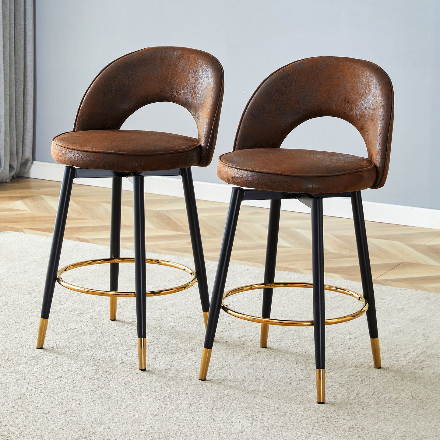 360 Rotatable Bar Chair.Overall Height 36 Inches.Modern