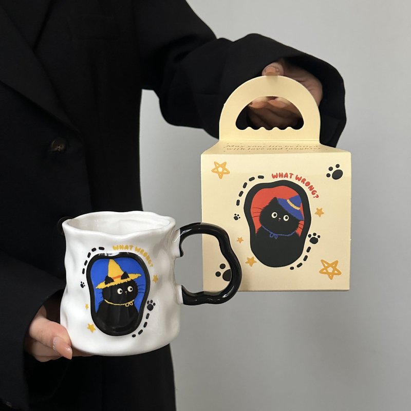 Ceramic Water Cup with Box - Creative Gift Drinkware for Various Occasions