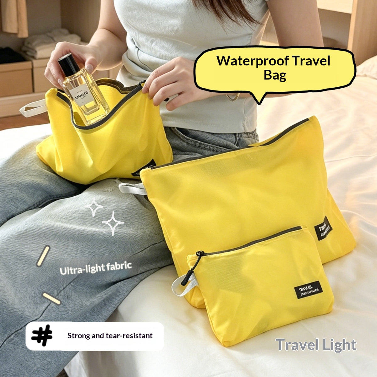 Multi-Purpose Waterproof Travel Organizer Bag for Luggage & Storage