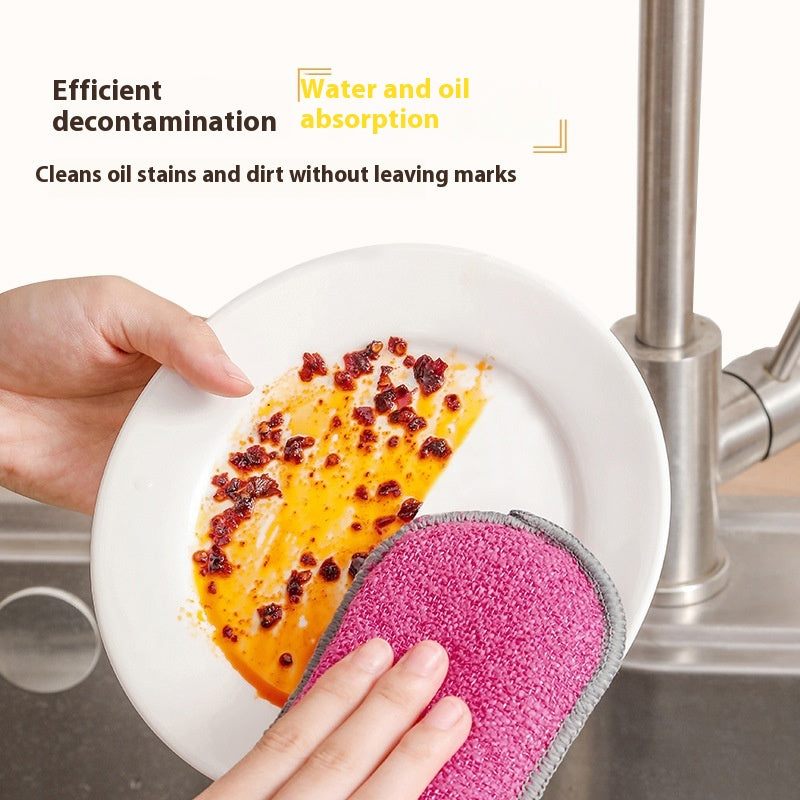 Microfiber Kitchen Dishwashing Sponge Mop - Thick, Absorbent Cleaning Tool