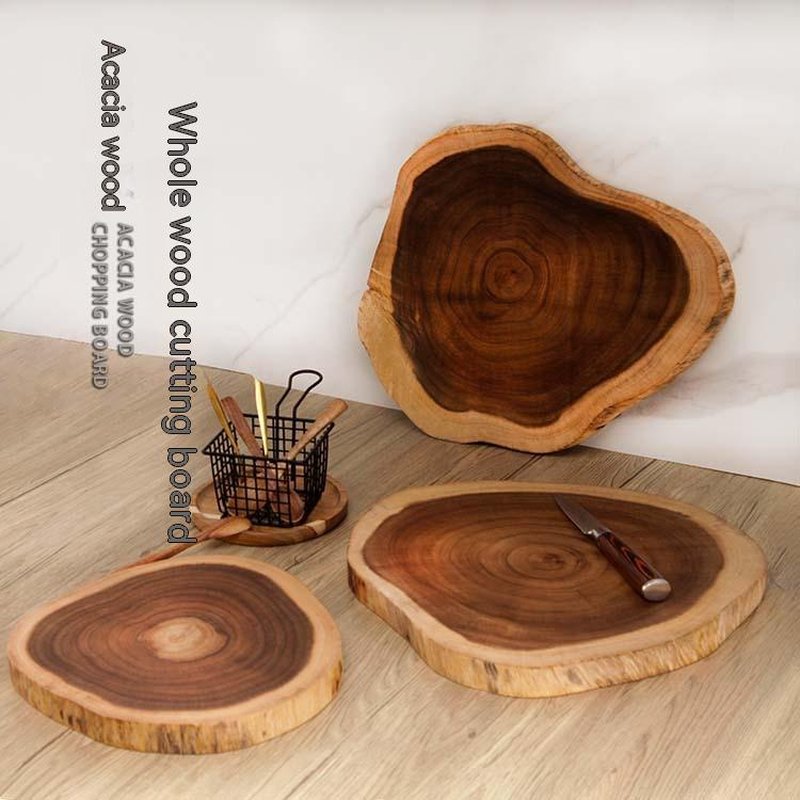 Wooden Irregular-Shaped Cutting Board Set - Multiple Sizes Kitchen Tool
