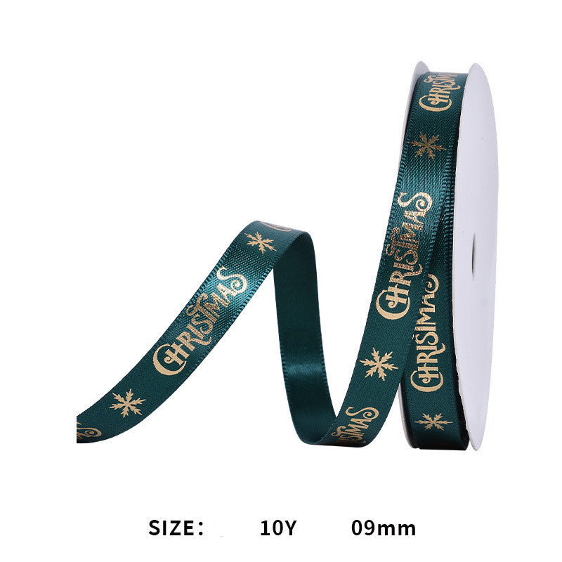 Christmas Gift Packaging Ribbon Bow Tie for Holiday Decor & Crafts