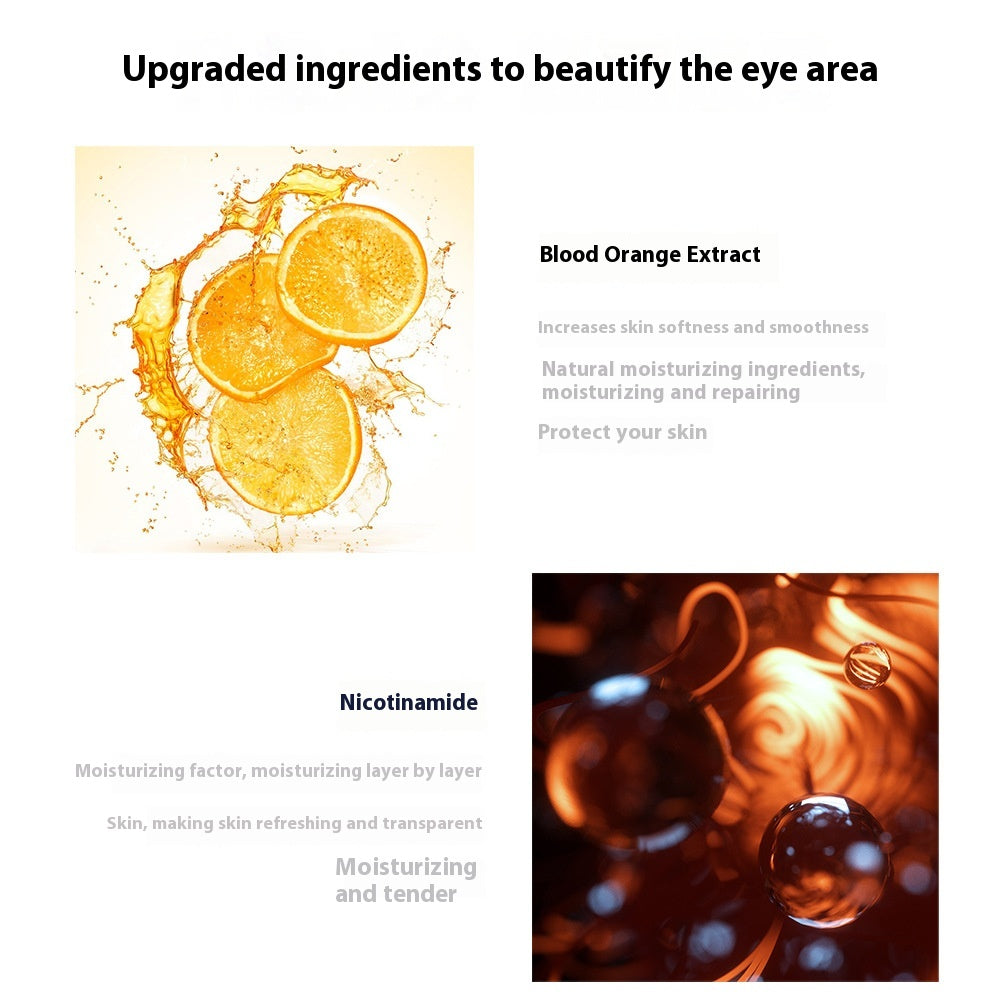 Red Juice Orange Eye Mask for Skin Rejuvenation and Refreshing Care 80g