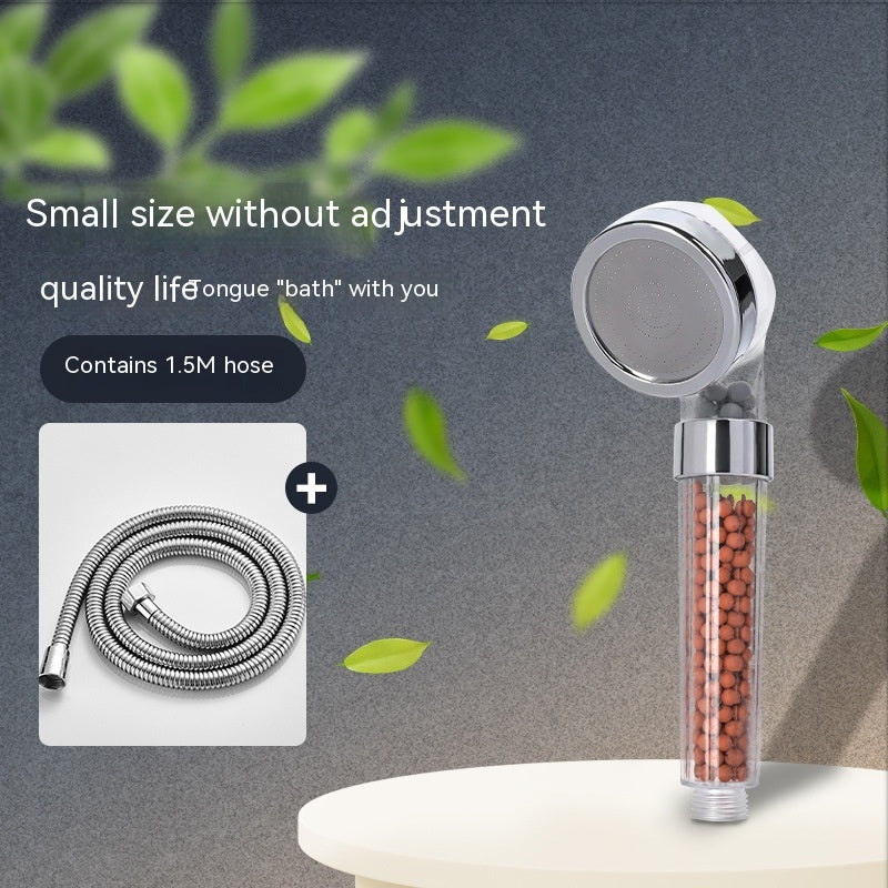 Three-Speed Anion Supercharged Shower Head Nozzle - Adjustable Bathroom Faucet