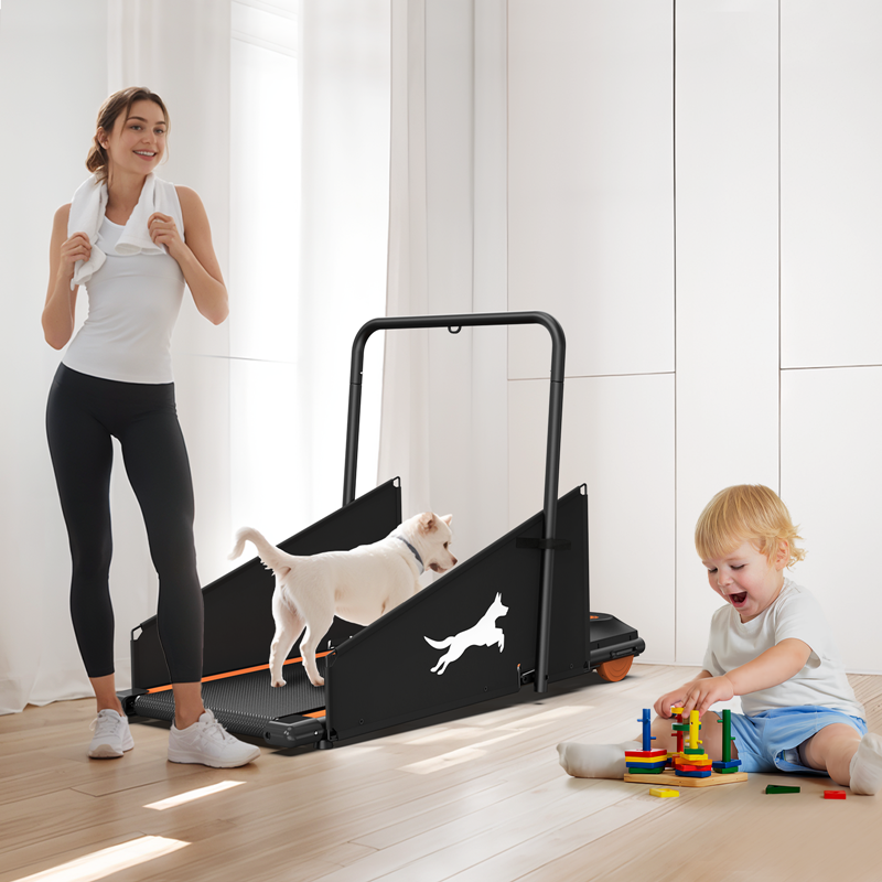Dog Treadmill for Small & Medium Dogs - Foldable Pet Fitness Trainer