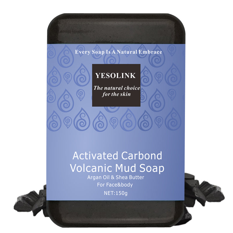 Bamboo Charcoal Essential Oil Bar Soap - 150g