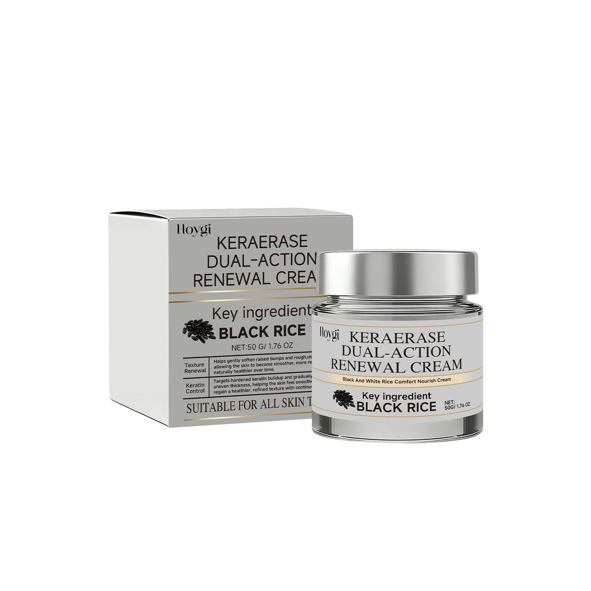 Dual-Action Renewal Face Cream 50G - Hydrating Skin Care for Beauty