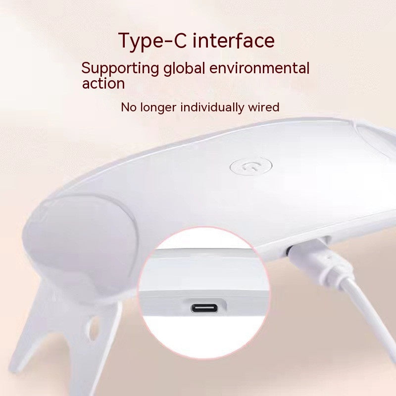 UV Nail Lamp - White Portable Handheld Drying