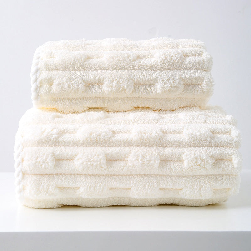 Oversized Face Towel Coral Velvet Thickened & Soft Home Textiles