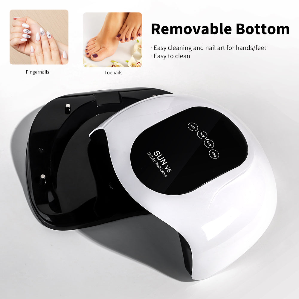 Professional UV LED Nail Lamp - Fast Curing Gel Nail Dryer with Auto Sensor