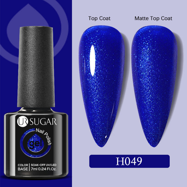 Matte Klein Blue Gel Nail Polish - 7ml UV & LED Safe Nail Art
