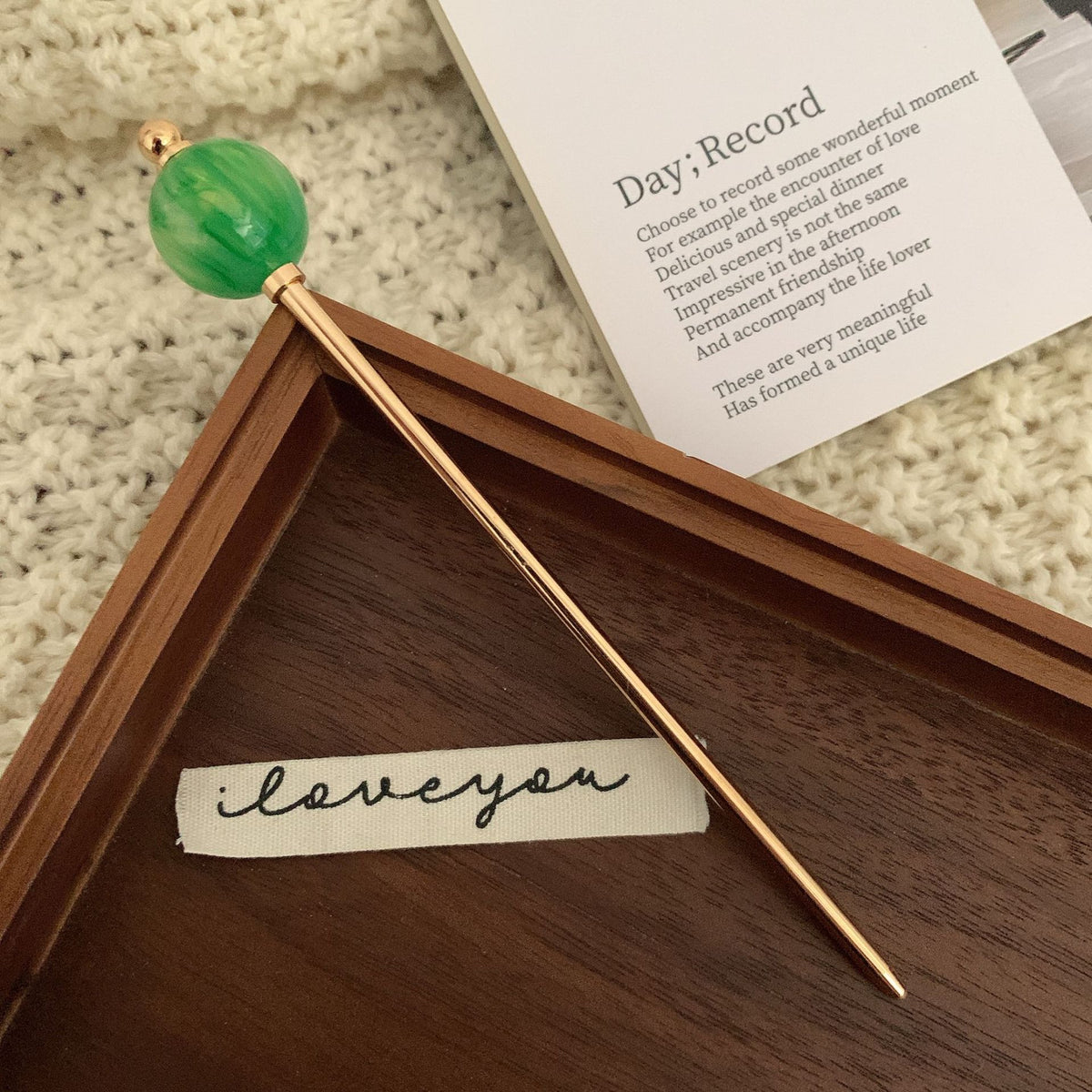 Metal Ball Hairpin for Updo & Bun Styling