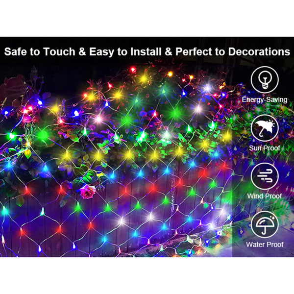 360 LED Christmas Net Lights - Indoor & Outdoor Decoration