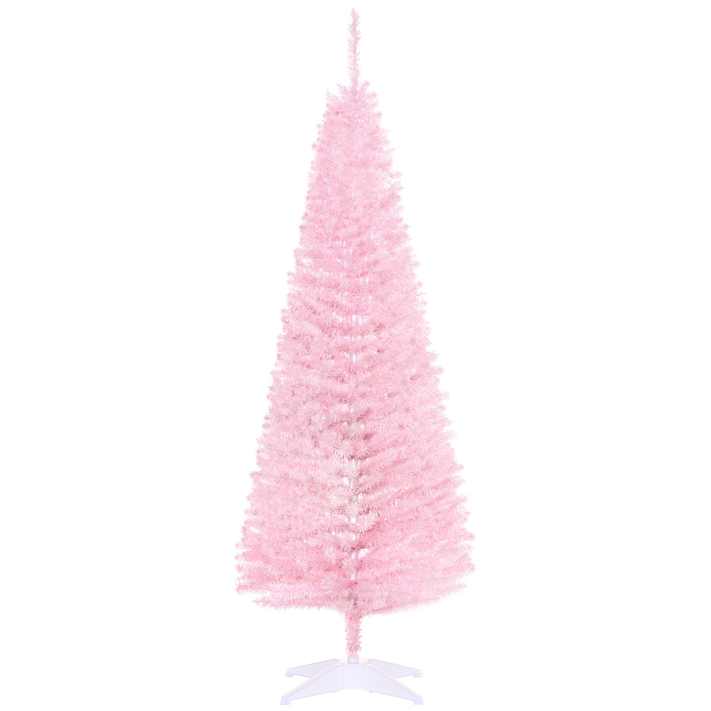 5' Slim Pink Artificial Christmas Tree with 294 Branch Tips