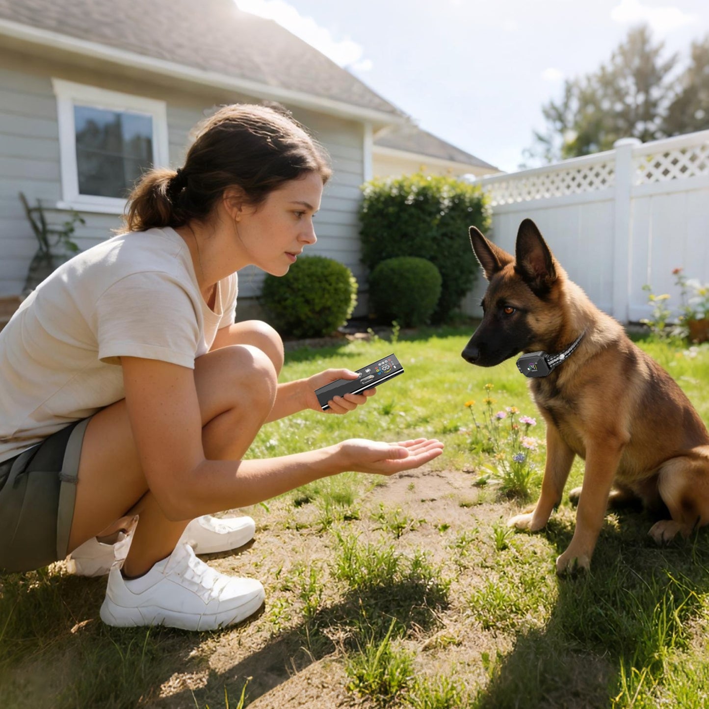 Dog Training Collar with Remote, Bark Control & 3 Channels - Waterproof Rechargeable