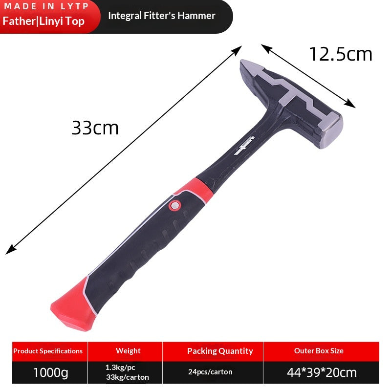 High-Carbon Steel Forged Hammer for Industrial & Household Use - Multiple Sizes