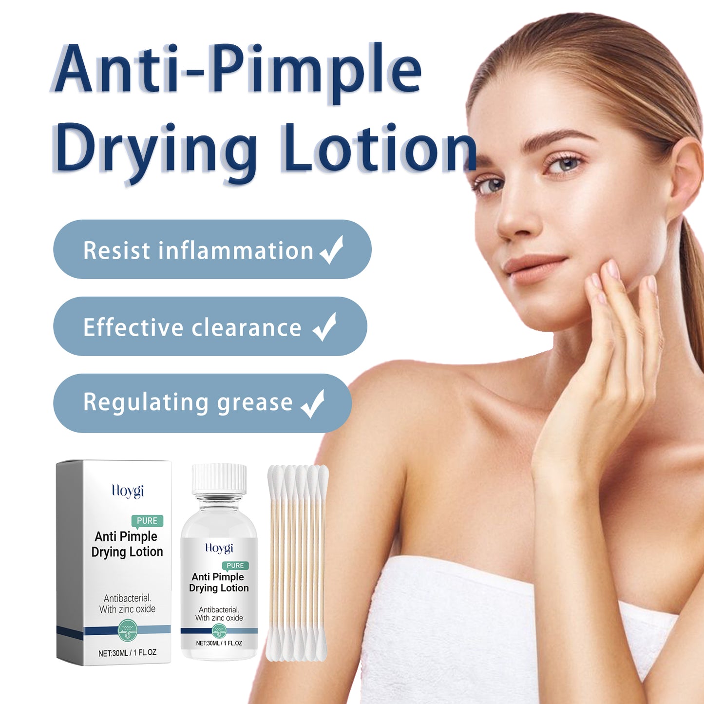 Anti-Pimple Drying Lotion with Salicylic Acid - Acne Spot Treatment