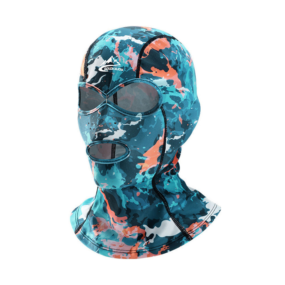 Full Face Swimming Sun Protection Head Cover - Multiple Colors