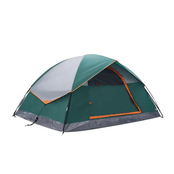 Portable Camping Tent with Mesh Windows & Skylights - Lightweight Dome Shelter for Outdoor & Backpacking