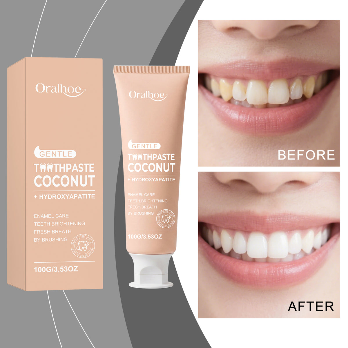 Coconut Whitening Toothpaste 100g