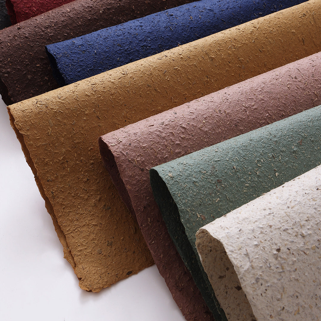 Agarwood Sawdust Handmade Wrapping Paper for Bouquets - Multiple Styles & Sizes