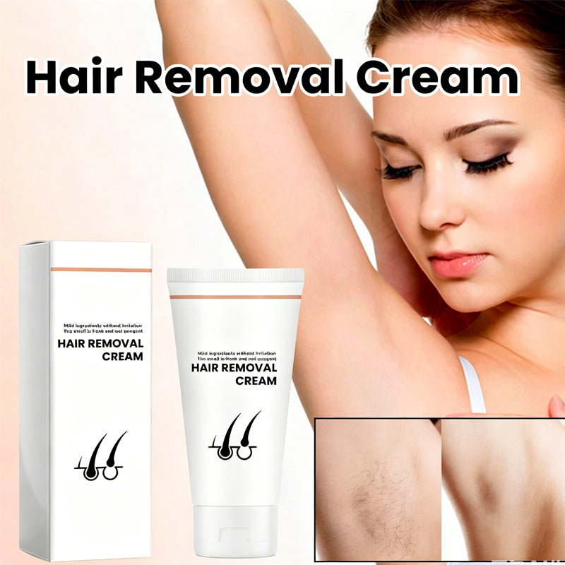 Gentle Hair Removal Cream for Face and Body - Fast Acting Moisturizing Formula