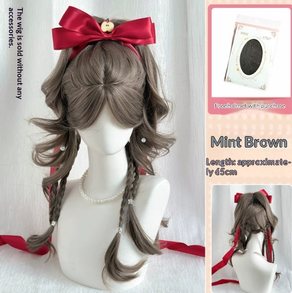 Women's Long Curly Synthetic Wig - Stylish & Personalized Hair Extension