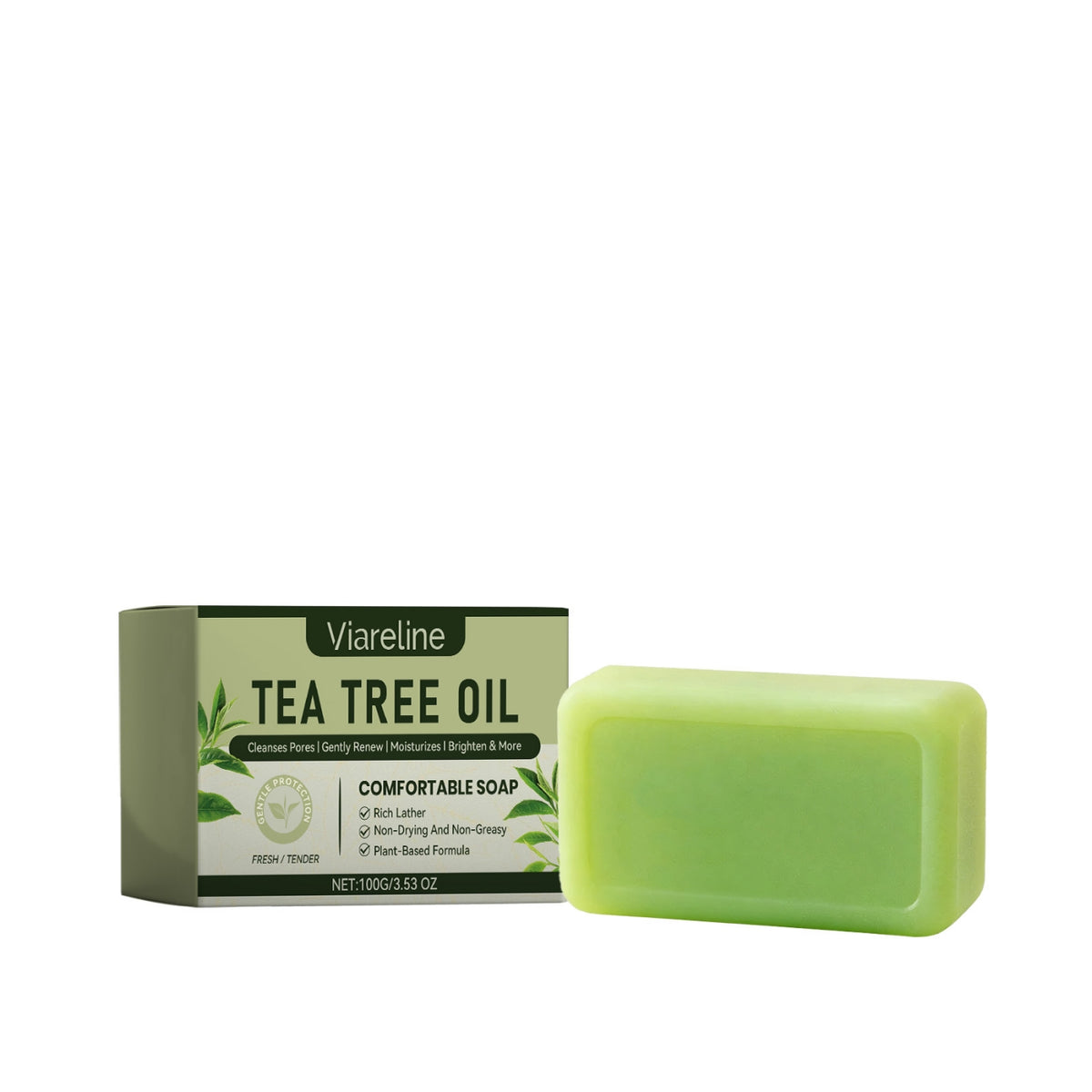 Tea Tree Soothing Facial Cleansing Soap 100g Natural Skin Care