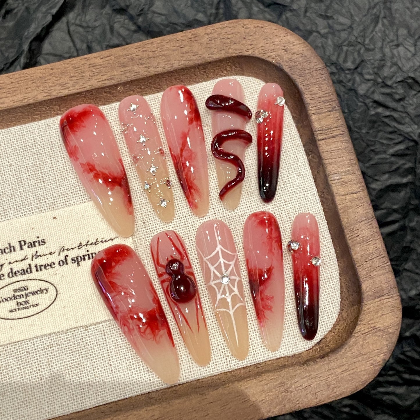 Press-On Nail Art Kit - Assorted Designs & Sizes