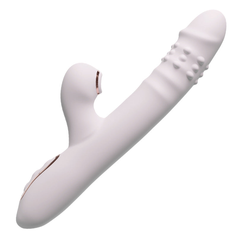 Automatic Frequency Conversion Telescopic Massage Device - Waterproof Silicone with USB Charging