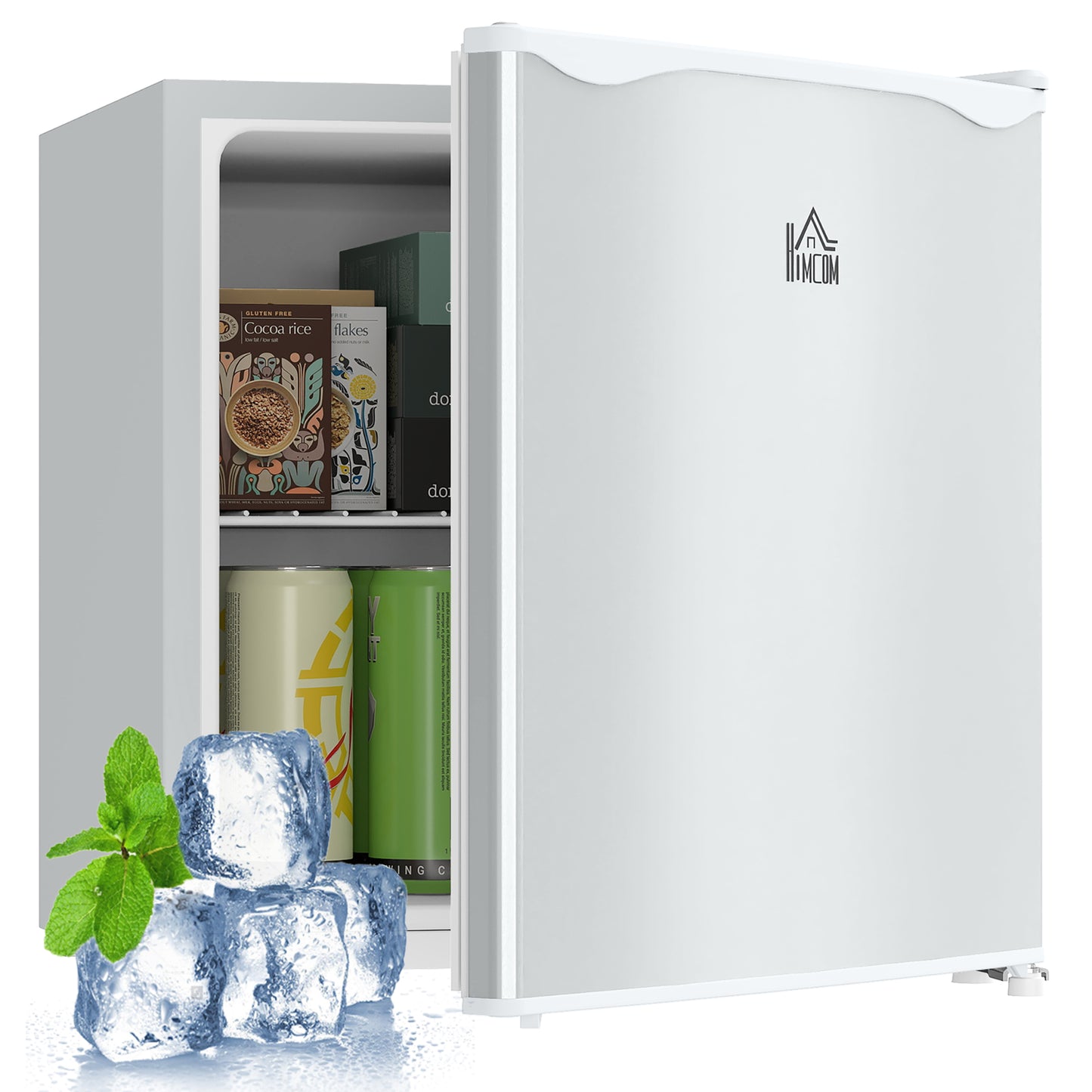 1.1 Cu Ft Compact Countertop Freezer - White, Removable Shelves, Energy Efficient