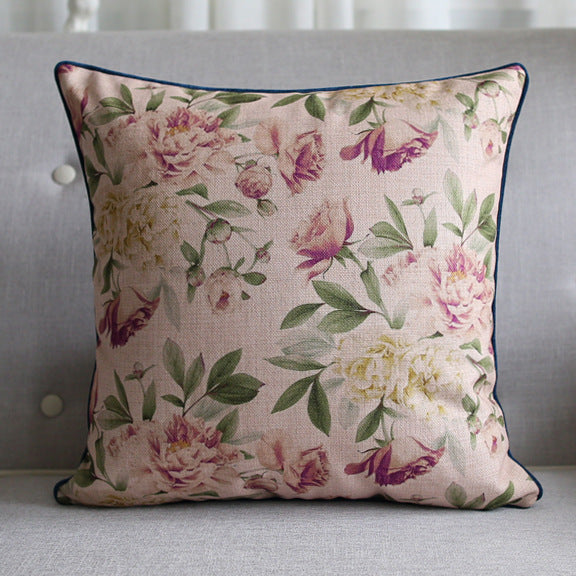 Home Sofa Cushion Cover 45x45cm Floral Pattern Multiple Styles